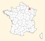 kaart ligging Verdun