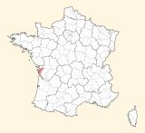 kaart ligging Rochefort