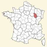 kaart ligging Haute-Marne