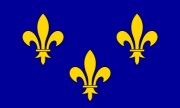 vlag van de regio Île-de-France